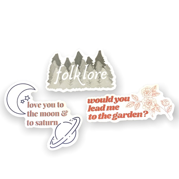 Taylor Swift Folklore Stickers - Picture 2 of 3
